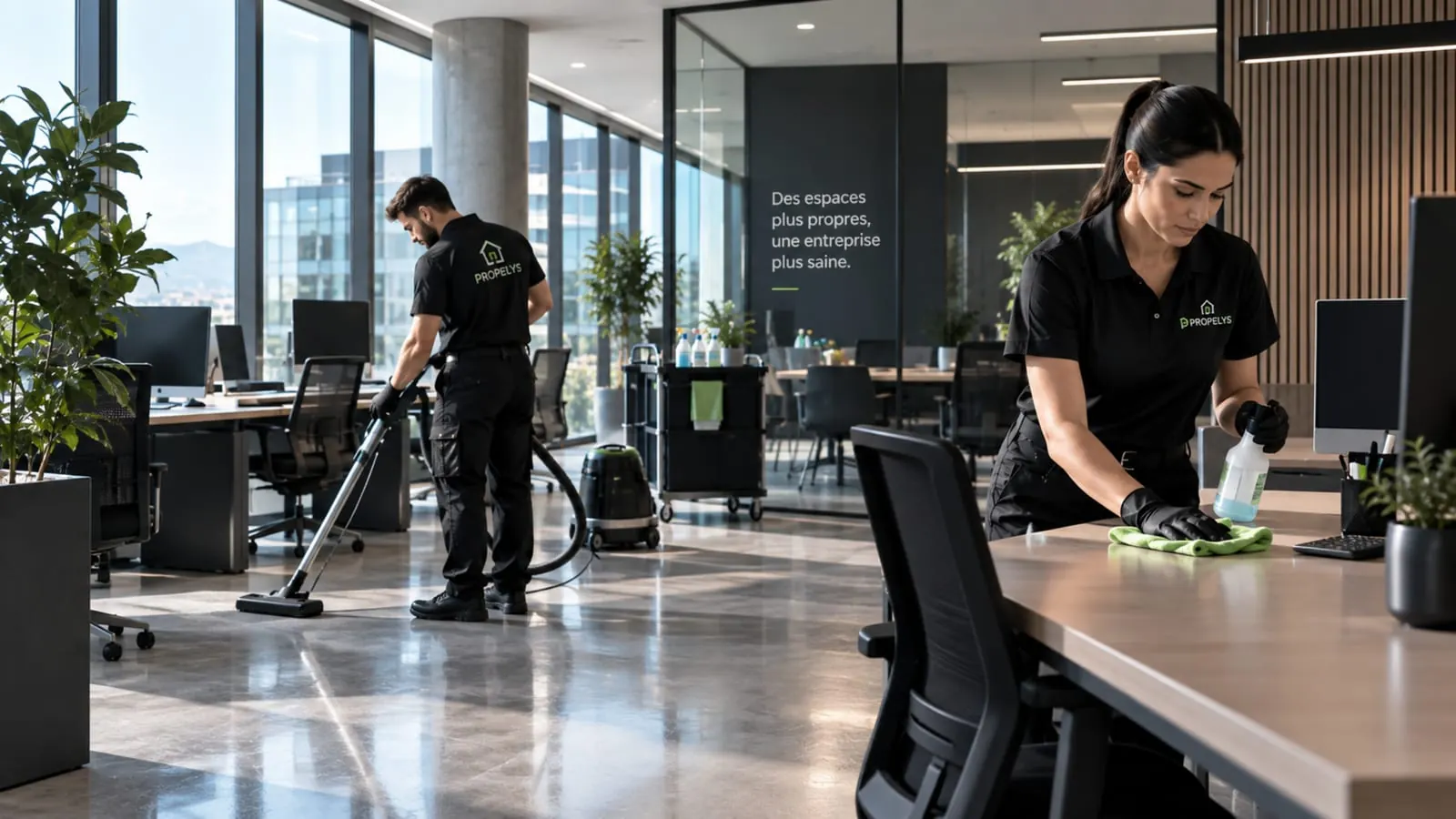 Entreprises et bureaux : exemple d’intervention
